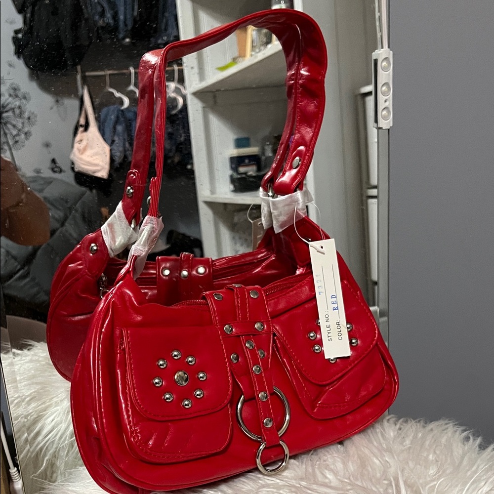 Stylish Red Women's Bag NWT